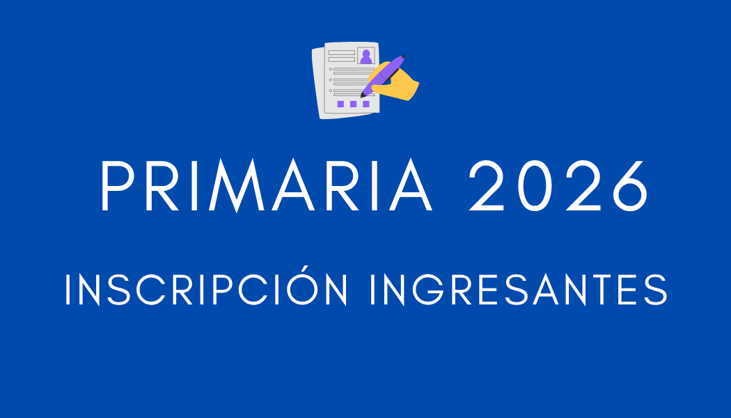 Inscripción Nivel Primario 2026